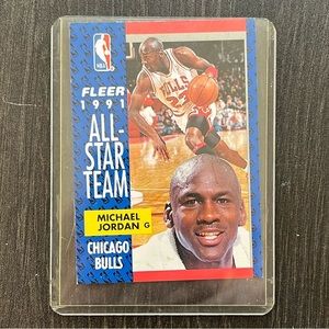!!!!!VINTAGE BASKETBALL MICHAEL JORDAN ORIGINAL COLLECTORS CARD!!!!!